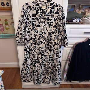 Anthropologie size small Bettina shirt dress, maxi, like new